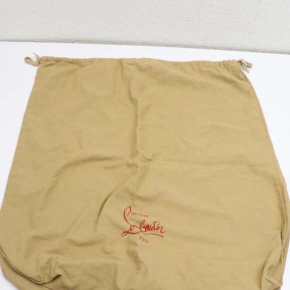 Christian Louboutin Calfskin Crocodile Embossed Spikes Large Cabarock Bag- Green - Picture 4 of 15